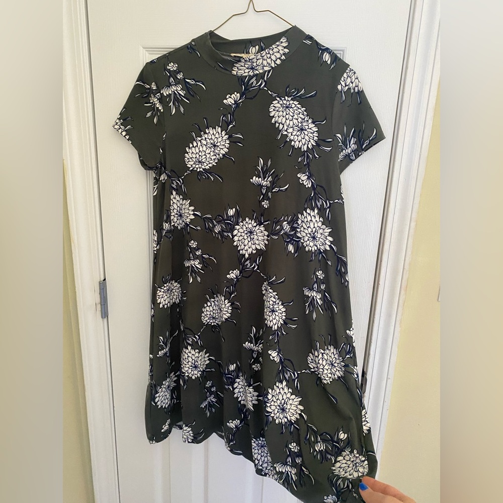 Comfy green t shirt dress